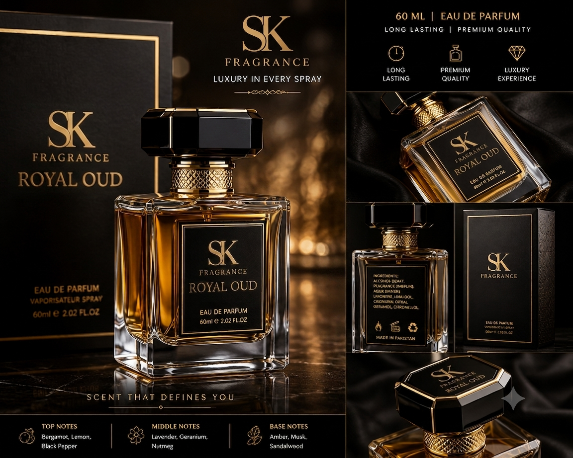 Sk Fragrance Royal Oud-50ml